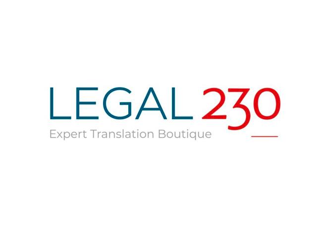 LEGAL 230 LOGO BLEU